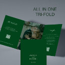 Search for emerald green and white invitations Calligraphy