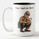 Search for magnifying glass mugs Clues
