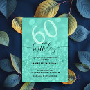 Search for stylish 60th birthday invitations Glitter