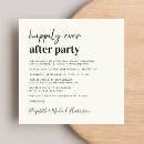 Search for party after elopement invitations Modern
