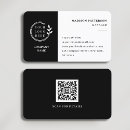 Recherche de professionnels standard cartes visite Code qr