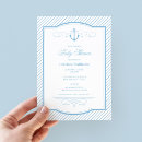 Search for anchor baby shower invitations Modern