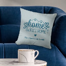 Search for home sweet home pillows Blue