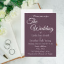 Search for aubergine wedding invitations Simple