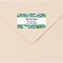 Search for green leaves return address labels Greenery
