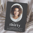 Search for for him 30th birthday invitations Elegant
