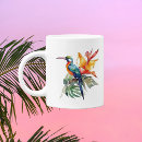 Search for colourful birds mugs Tropical