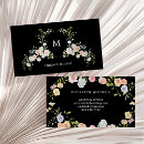 Recherche de printemps cartes visite Noir