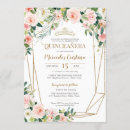 Search for pearl quinceanera invitations Gold