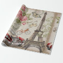 Recherche de paris vintage papier cadeau Fleur
