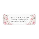 Search for cherry blossom return address labels weddings Watercolor