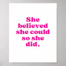 Search for did posters So she did
