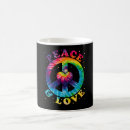 Recherche de peace sign tasses Hippie