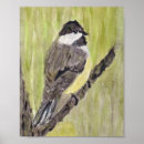 Search for black birds posters Chickadee