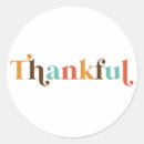 Search for retro thanksgiving stickers Thankful
