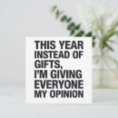 Search for opinion postcards Sarcastic