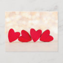 Search for red heart pattern postcards Romance