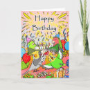Search for budgie birthday cards Budgerigar