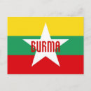Recherche de drapeau myanmar cartes postales Vacances