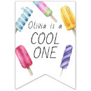 Search for ice cream bunting flags Watercolor