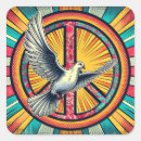 Recherche de peace sign autocollants Rétro