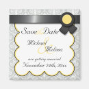 Search for yellow grey save the dates Damask