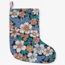 Search for flower christmas stockings Vintage