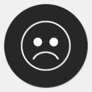 Search for sad face stickers Depressed