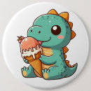 Recherche de dino mignon badges Coloré