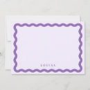 Recherche de purple note cards Nom