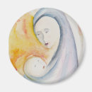 Search for christmas nativity magnets Watercolor