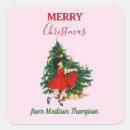 Search for vintage christmas girl stickers Xmas