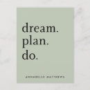 Recherche de motivation cartes postales Minimaliste