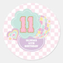 Search for 11th birthday stickers Pink