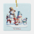 Search for snowman family ornaments Snowmen