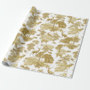 Search for gold deer wrapping paper Nature