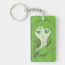 Search for goddesses rectangular keychains Fantasy