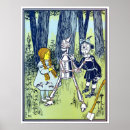 Search for vintage wizard of oz art Yellow brick road