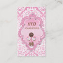 Search for cake pops business cards Polka dot