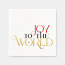 Search for red and black napkins Typography