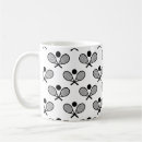 Search for tennis rackets mugs Pattern