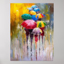 Search for pink umbrella posters Watercolor