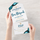 Recherche de turquoise bar bat mitzvah invitations Nom hébreu