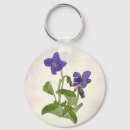 Search for violet spring flower keychains Floral