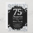 Search for silver 75th birthday invitations Seventy fifth birthday
