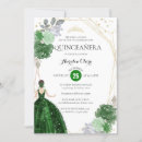 Search for emerald green sweet sixteen birthday Quinceañera