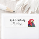 Search for pet bird return address labels Exotic