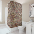 Search for brick shower curtains Pattern