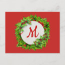 Recherche de holly wreath christmas cards Pour eux