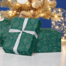Search for green foil wrapping paper Snowflakes